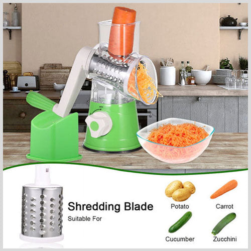 3 in 1 Vegetable Grater (Stainless Steel Blades)